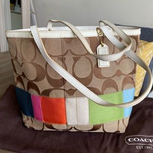 Coach over the shoulder purse